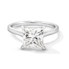 Thumbnail Image 1 of 3 CT. T.W. Princess-Cut Certified Lab-Grown Diamond Solitaire Engagement Ring in Platinum (F/VS2)