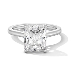 3 CT. T.W. Radiant-Cut Certified Lab-Grown Diamond Solitaire Engagement Ring in Platinum (F/VS2)