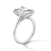Thumbnail Image 3 of 6 CT. T.W. Emerald-Cut Certified Lab-Grown Diamond Solitaire Engagrment Ring in Platinum (F/VS2)