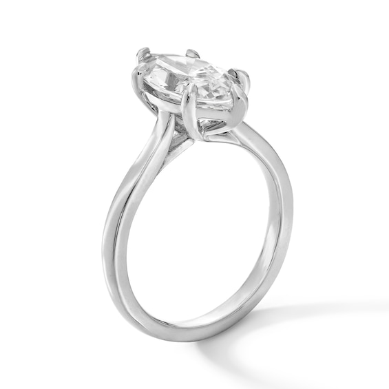 3 CT. T.w. Marquise-Cut Certified Lab-Grown Diamond Solitaire Engagement Ring in Platinum (F/Vs2)