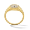 Thumbnail Image 3 of Shooting Star 1/3 CT. T.W. Certified Lab-Grown Diamond Circle Signet Ring in 10K Gold (F/VS2)