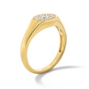 Thumbnail Image 4 of Shooting Star 1/3 CT. T.W. Certified Lab-Grown Diamond Oval Signet Ring in 10K Gold (F/VS2)