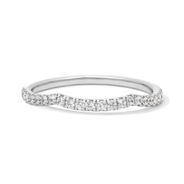 1/5 CT. T.W. Lab-Grown Diamond Contour Band in Platinum (F/SI2)