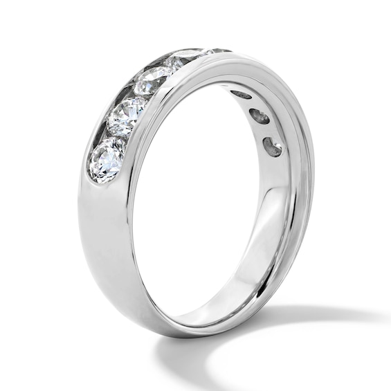 2 CT. T.w. Certified Lab-Grown Diamond Channel-Set Band in Platinum (F/Vs2)
