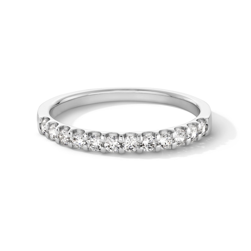 Main Image 1 of 1/3 CT. T.W. Certified Diamond Band in Platinum (F/I1)