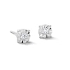 Thumbnail Image 1 of 1/8 CT. T.W. Certified Lab-Grown Diamond Solitaire Stud Earrings in Sterling Silver (I/SI2)