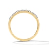 Thumbnail Image 3 of 1/4 CT. T.W. Diamond Zig Zag Stackable Band in 10K Gold
