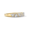 Thumbnail Image 4 of 1/4 CT. T.W. Diamond Zig Zag Stackable Band in 10K Gold