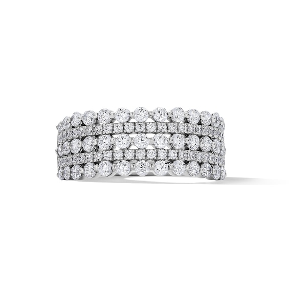 1 CT. T.w. Lab-Grown Diamond Multi-Row Band in 10K White Gold (F/Vs2)