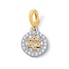 Thumbnail Image 1 of 1/4 CT. T.W. Certified Lab-Grown Diamond Star of David Necklace Charm in Sterling Silver and 10K Gold (F/VS2)