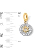 Thumbnail Image 3 of 1/4 CT. T.W. Certified Lab-Grown Diamond Star of David Necklace Charm in Sterling Silver and 10K Gold (F/VS2)