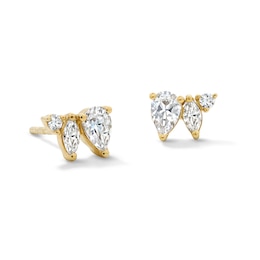 5/8 CT. T.W. Multi-Shape Certified Lab-Grown Diamond Stud Earrings in 10K Gold (F/VS2)