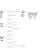Thumbnail Image 3 of 5/8 CT. T.W. Multi-Shape Certified Lab-Grown Diamond Stud Earrings in 10K Gold (F/VS2)