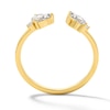 Thumbnail Image 3 of 3/8 CT. T.W. Multi-Shape Lab-Grown Diamond Open Ring in 10K Gold (F/VS2)