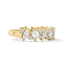 Thumbnail Image 4 of 1-1/2 CT. T.W. Multi-Shape Certified Lab-Grown Diamond Anniversary Scatter Band in 14K Gold (F/VS2)
