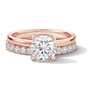 Thumbnail Image 1 of 2 CT. T.W. Certified Lab-Grown Diamond Bridal Set in 14K Rose Gold (F/VS2)