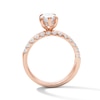Thumbnail Image 2 of 2 CT. T.W. Marquise-Cut Certified Lab-Grown Diamond Bridal Set in 14K Rose Gold (F/VS2)