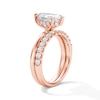 Thumbnail Image 4 of 2 CT. T.W. Marquise-Cut Certified Lab-Grown Diamond Bridal Set in 14K Rose Gold (F/VS2)