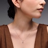 Thumbnail Image 2 of 1 CT. T.W. Certified Lab-Grown Diamond Solitaire Pendant and Drop Stud Earrings Set in Sterling Silver (I/SI2)