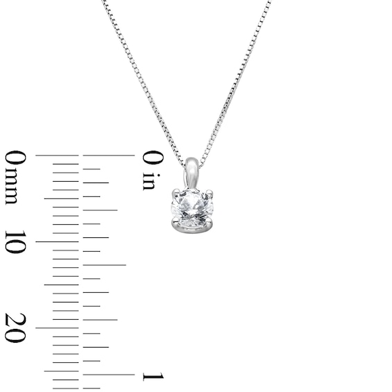 1 CT. T.w. Certified Lab-Grown Diamond Solitaire Pendant and Drop Stud Earrings Set in Sterling Silver (I/Si2)
