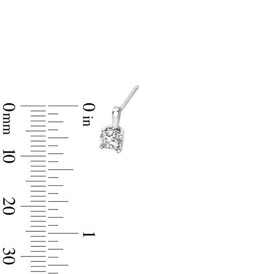 1 CT. T.w. Certified Lab-Grown Diamond Solitaire Pendant and Drop Stud Earrings Set in Sterling Silver (I/Si2)