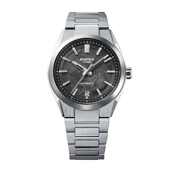 Men's Casio Edifice Stainless Steel Analog Watch with Black Dial (Model: Efk100Cd-1A)