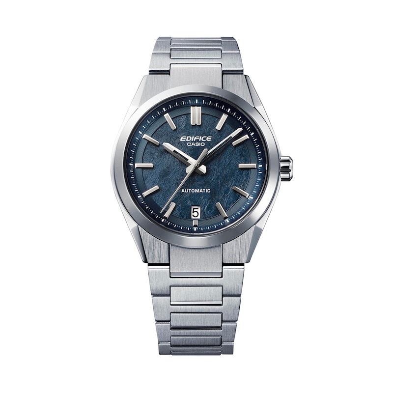Main Image 1 of Men's Casio Edifice Stainless Steel Analog Watch with Blue Dial (Model: EFK100D-2A)