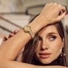 Thumbnail Image 4 of Ladies’ Citizen Eco-Drive® Rainell Gold-Tone IP Analog Watch with Gold-Tone Dial (Model: EM1202-50P)