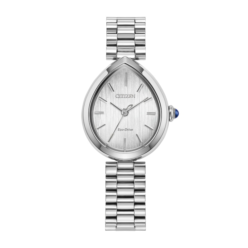 Main Image 1 of Ladies’ Citizen Eco-Drive® Rainell Analog Watch with Silver-Tone Dial (Model: EM1200-55A)