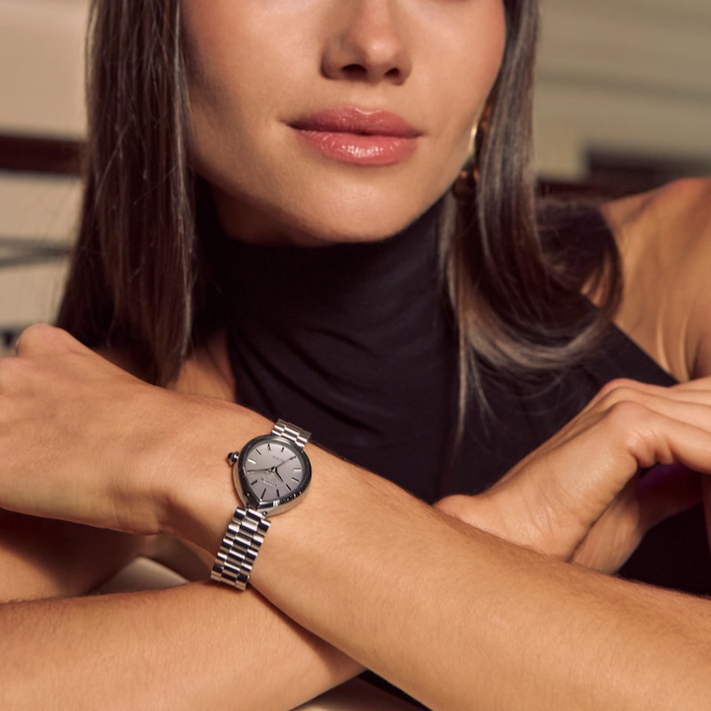 Main Image 3 of Ladies’ Citizen Eco-Drive® Rainell Analog Watch with Silver-Tone Dial (Model: EM1200-55A)