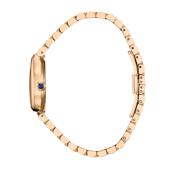 Ladiesâ Citizen Eco-DriveÂ® Rainell Rose Gold-Tone IP Analog Watch with Green Dial (Model: Em1203-57X)