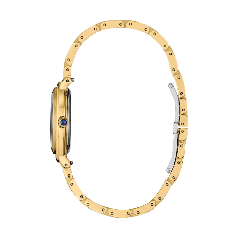 Main Image 2 of Ladies' Citizen Eco-Drive® L Arcly Diamond Accent Watch with Navy Blue Dial (Model: EM1099-57L)