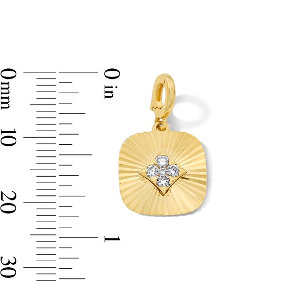 1/8 CT. T.w. Certified Lab-Grown Diamond Necklace Charm in 10K Gold (F/Vs2)