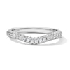 Thumbnail Image 1 of Vera Wang Love Collection 5/8 CT. T.W. Lab-Grown Diamond Contour Band in 14K White Gold (F/VS2)