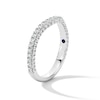 Thumbnail Image 4 of Vera Wang Love Collection 5/8 CT. T.W. Lab-Grown Diamond Contour Band in 14K White Gold (F/VS2)