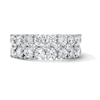 Thumbnail Image 1 of 3 CT. T.W. Certified Lab-Grown Diamond Multi-Row Band in 10K White Gold (F/VS2)