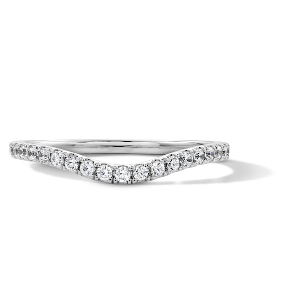 1/3 CT. T.w. Certified Lab-Grown Diamond Contour Band in Platinum (D/If)