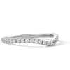 Thumbnail Image 2 of 1/3 CT. T.W. Certified Lab-Grown Diamond Contour Band in Platinum (D/IF)