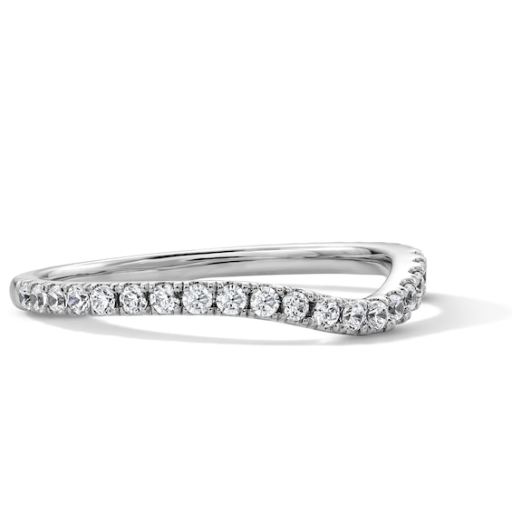 1/3 CT. T.w. Certified Lab-Grown Diamond Contour Band in Platinum (D/If)