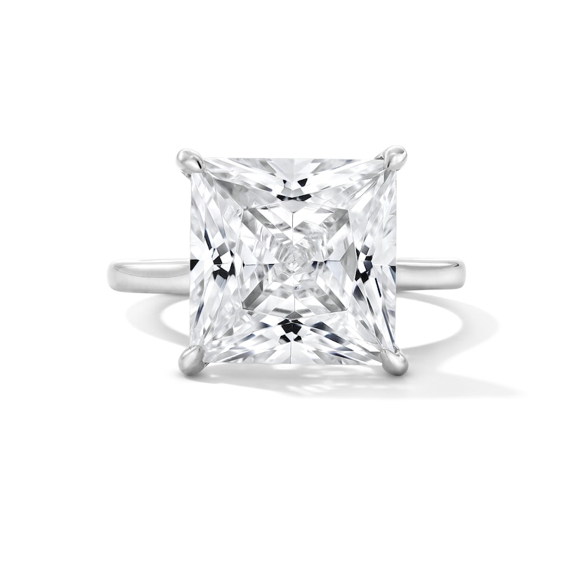 Main Image 1 of 7 CT. T.W. Princess-Cut Certified Lab-Grown Solitaire Diamond Engagement Ring in 14K White Gold (F/VS2)