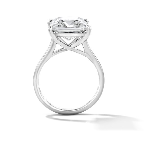 7 CT. T.w. Princess-Cut Certified Lab-Grown Solitaire Diamond Engagement Ring in 14K White Gold (F/Vs2)