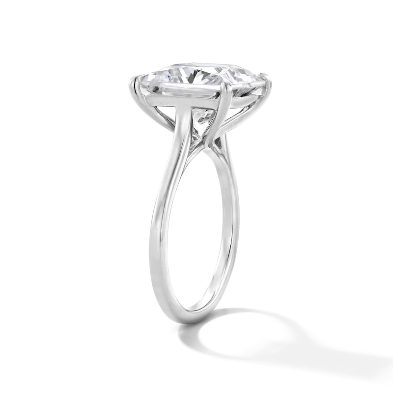 Main Image 4 of 7 CT. T.W. Princess-Cut Certified Lab-Grown Solitaire Diamond Engagement Ring in 14K White Gold (F/VS2)
