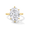 Thumbnail Image 1 of 7 CT. T.W. Oval Certified Lab-Grown Diamond Solitaire Engagement Ring in 14K Gold (F/VS2)