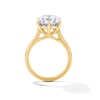 Thumbnail Image 3 of 7 CT. T.W. Oval Certified Lab-Grown Diamond Solitaire Engagement Ring in 14K Gold (F/VS2)