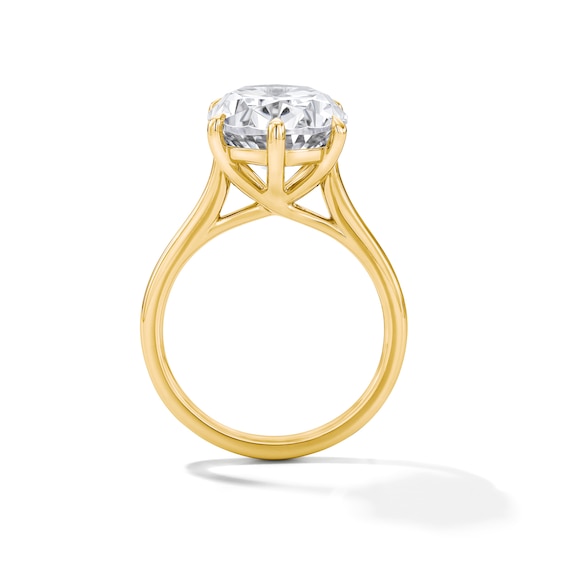 7 CT. T.w. Oval Certified Lab-Grown Diamond Solitaire Engagement Ring in 14K Gold (F/Vs2)
