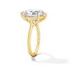 Thumbnail Image 4 of 7 CT. T.W. Oval Certified Lab-Grown Diamond Solitaire Engagement Ring in 14K Gold (F/VS2)