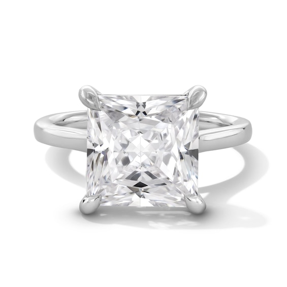 6 CT. T.w. Certified Princess-Cut Lab-Grown Diamond Solitaire Engagement Ring in Platinum (F/Vs2)