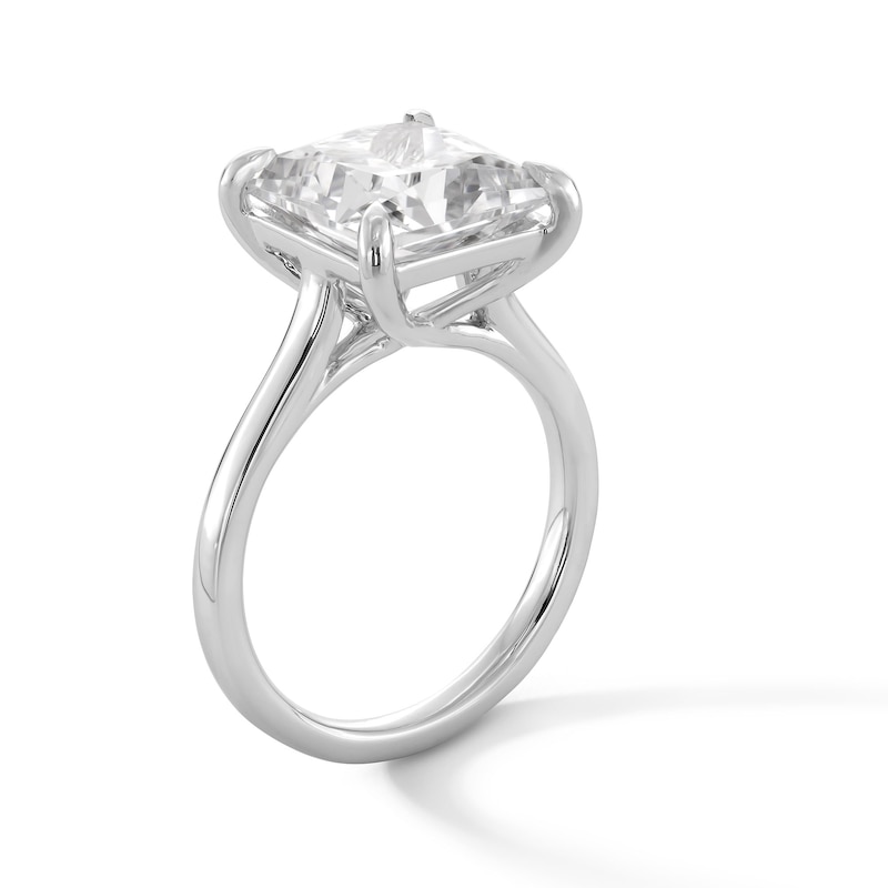 Main Image 2 of 6 CT. T.W. Certified Princess-Cut Lab-Grown Diamond Solitaire Engagement Ring in Platinum (F/VS2)