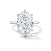 Thumbnail Image 1 of 7 CT. T.W. Oval Certified Lab-Grown Diamond Solitaire Engagement Ring in 14K White Gold (F/VS2)