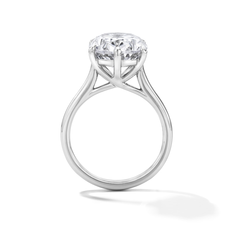 Main Image 2 of 7 CT. T.W. Oval Certified Lab-Grown Diamond Solitaire Engagement Ring in 14K White Gold (F/VS2)